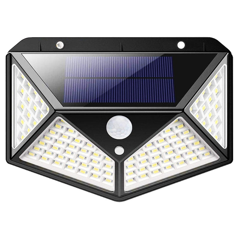 Luminária Com Energia Solar Parede 100 Leds