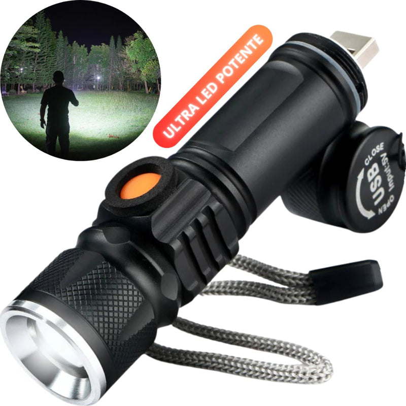 Lanterna Tática 880000w Militar Longo Alcance