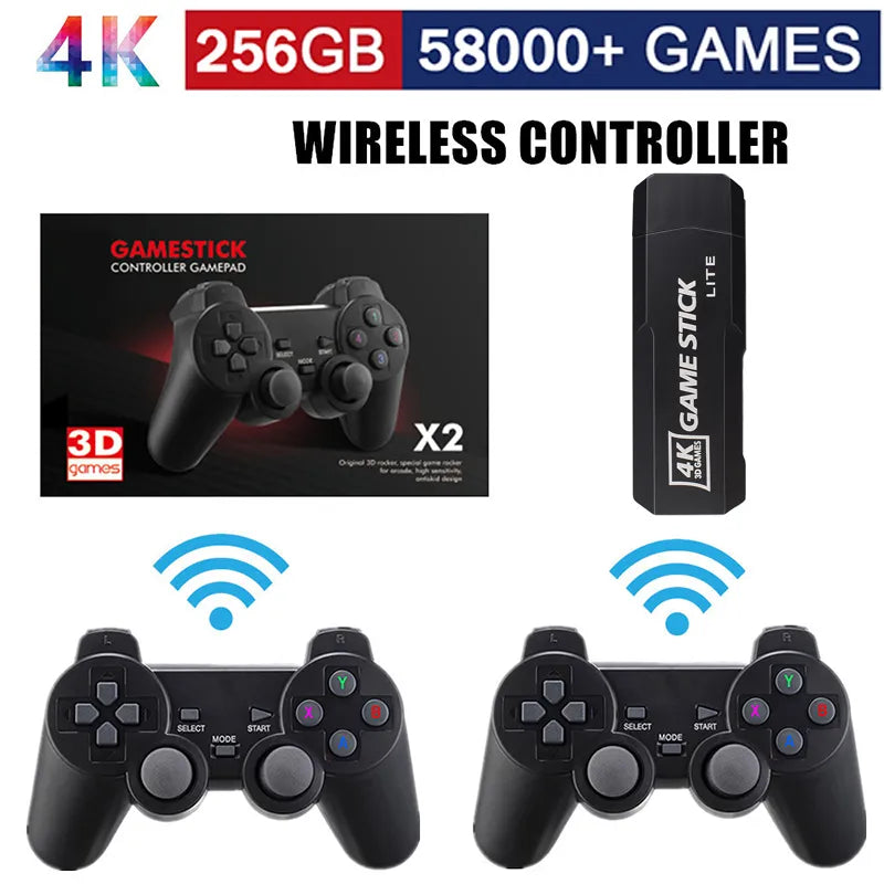 Videogame GD10 Plus Pro 4K Game Stick Controle Sem Fio