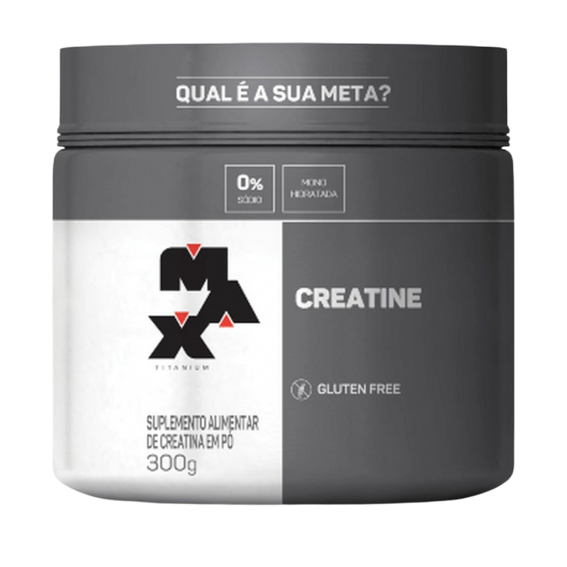 Creatina Monohidratada Pura 300G - Max Titanium Original